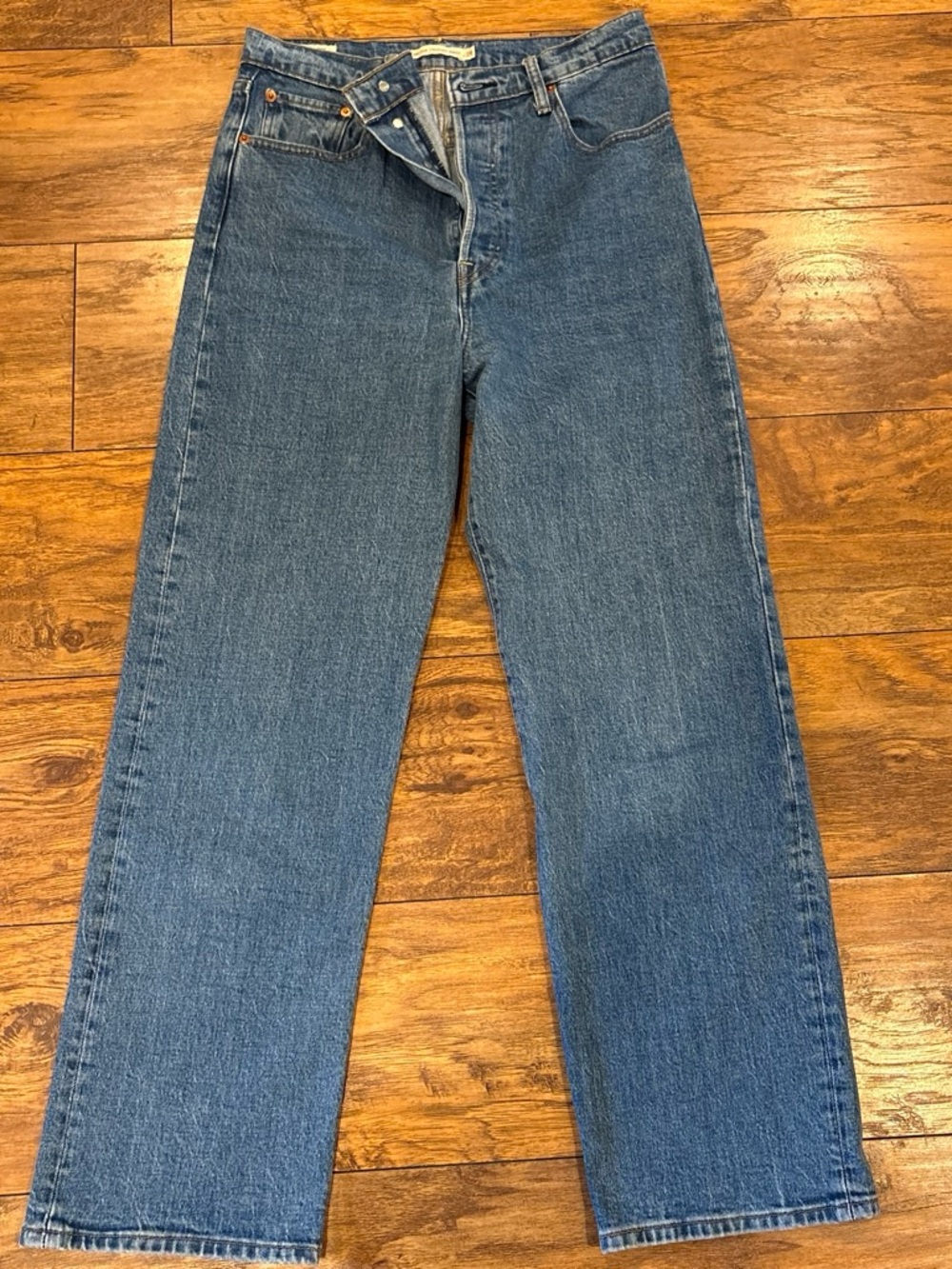 Levi Ribcage Straight Ankle Jeans